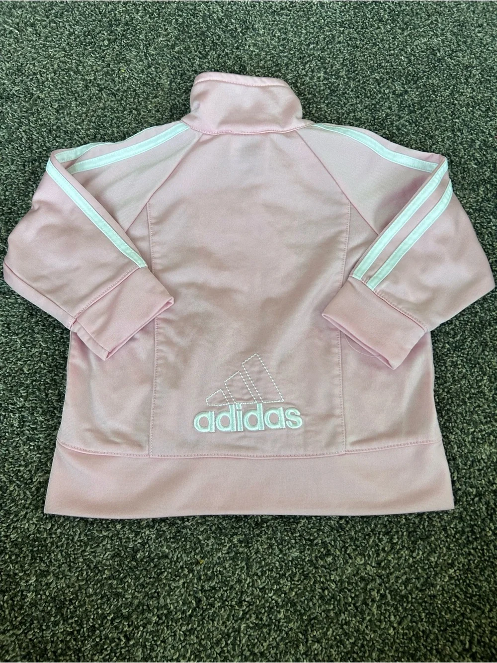adidas Light Pink Jacket with White Logo